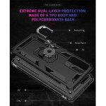 Wholesale Tech Armor Ring Stand Grip Case with Metal Plate for Samsung Galaxy A52 5G (Black)